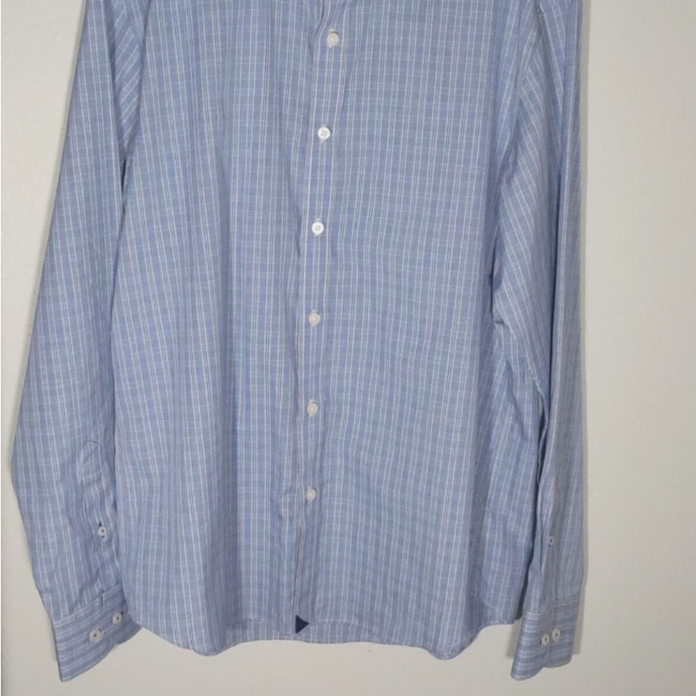 UNTUCKit Redstone Blue Plaid Slim Fit Men’s Shirt